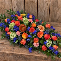 Orange and Blue Spray 