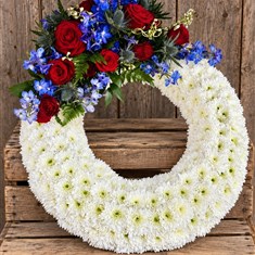 Red, White and Blue Wreath